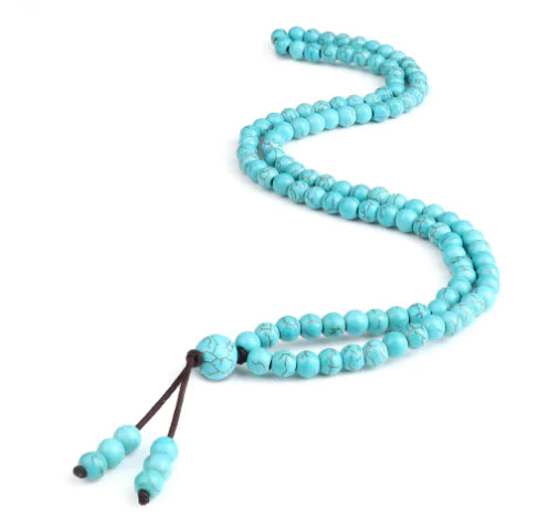 A Meaningful Statement He Carries With Him - Natural Stone Malachite Beaded Necklace