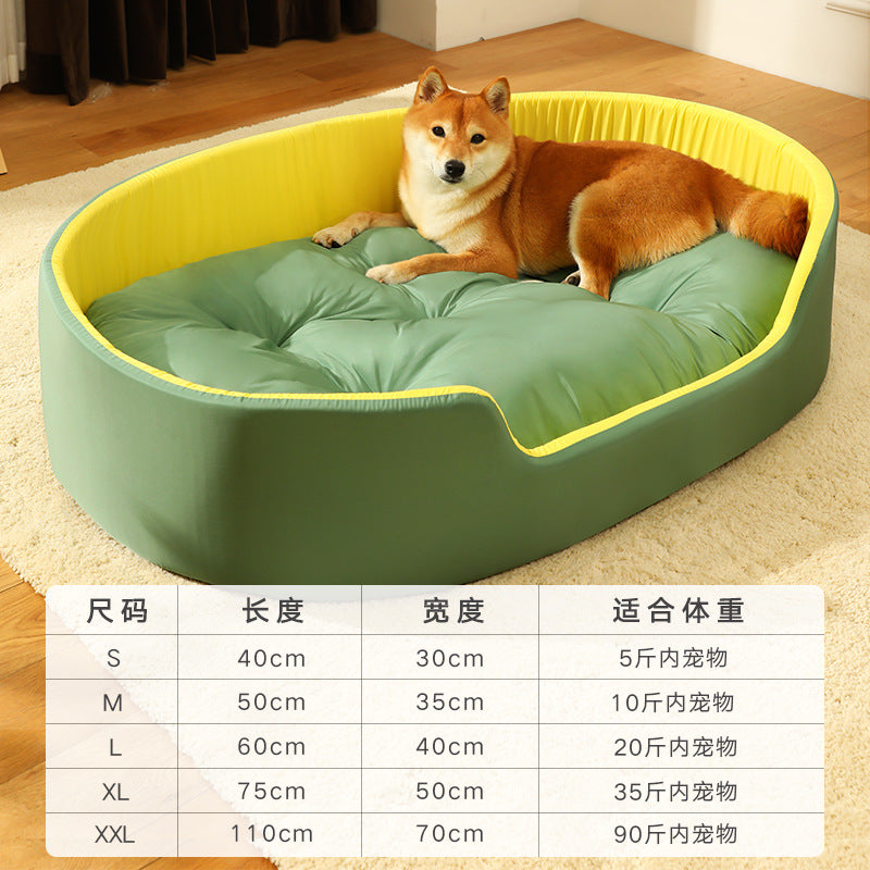 The Comfort Haven Pet Bed with Removable Washable Cover