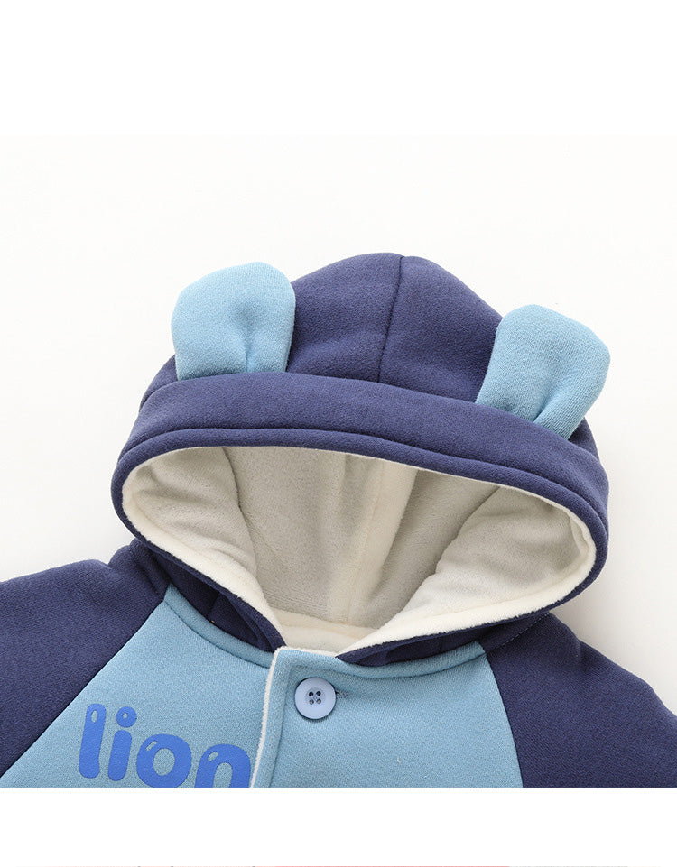 Baby Fleece Hooded Jacket for Boys and Girls Spring