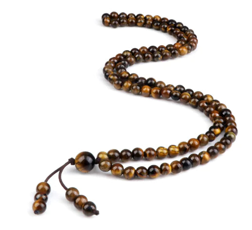 A Meaningful Statement He Carries With Him - Natural Stone Malachite Beaded Necklace