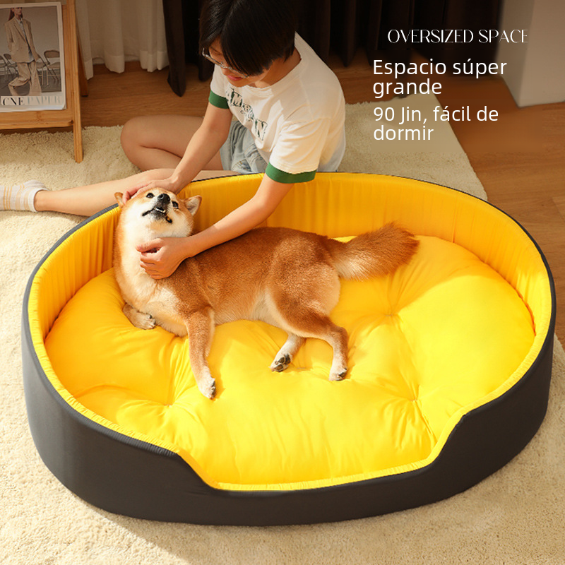 The Comfort Haven Pet Bed with Removable Washable Cover