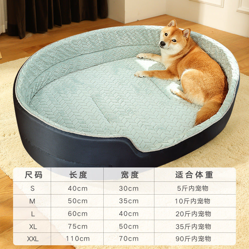 The Comfort Haven Pet Bed with Removable Washable Cover